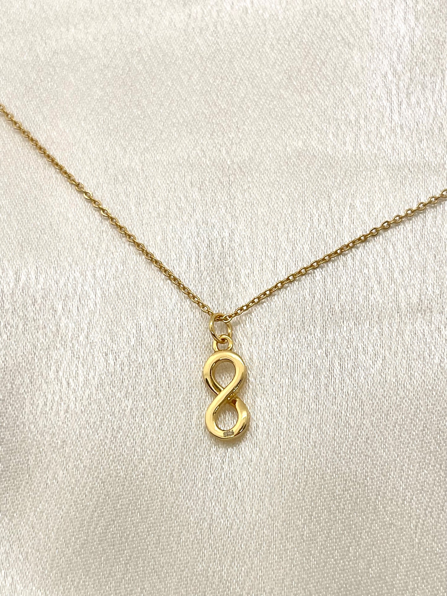 Collier Infini Doré – Argent 925 Plaqué Or 18K