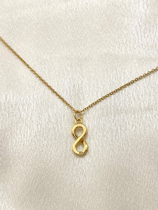 Collier Infini Doré – Argent 925 Plaqué Or 18K