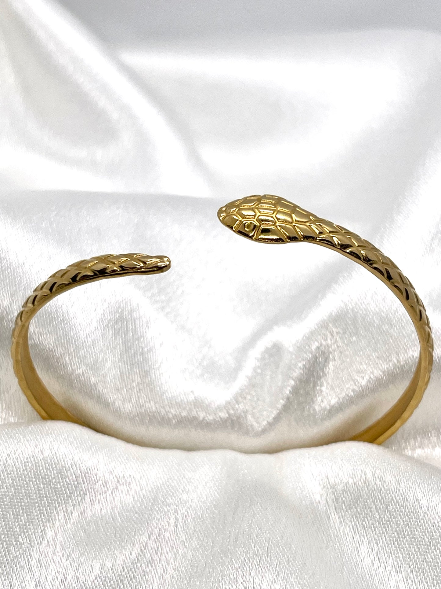 Bracelet Serpent Doré – Acier Inoxydable Plaqué Or 18K
