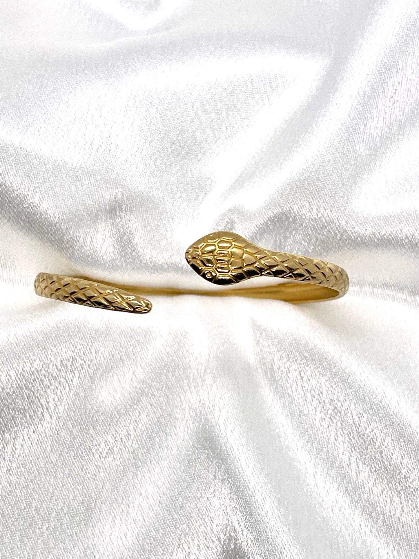 Bracelet Serpent Doré – Acier Inoxydable Plaqué Or 18K