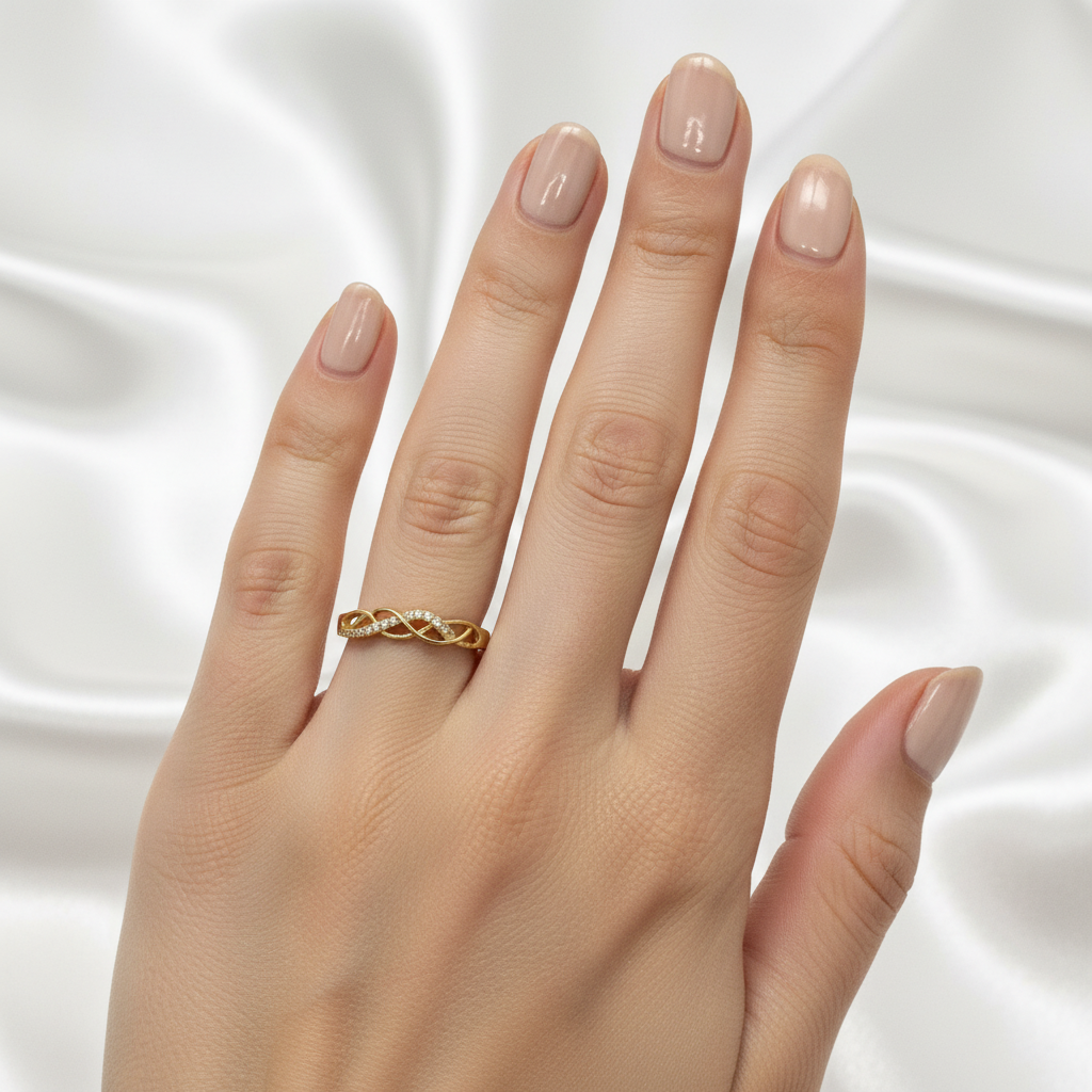 Bague torsadée corrigée