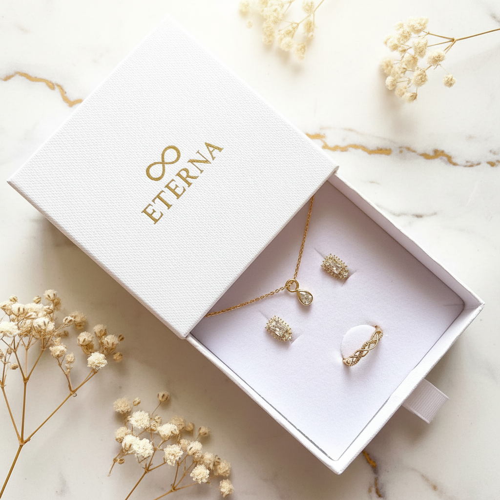 Photo ETERNA brillante avec bon collier